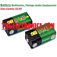 Bateria 22,5Volts - Battery Alkaline 22.5V, Battery Heavy Duty 22.5V - Substitui Modelos 412A, NEDA 215 15F20, BLR122, V72PXA412 22.5V - Battery Tester, Analog Multímetro Vintage - Bateria 22,5Volts - Battery 22.5V P/Multímetro Antigo